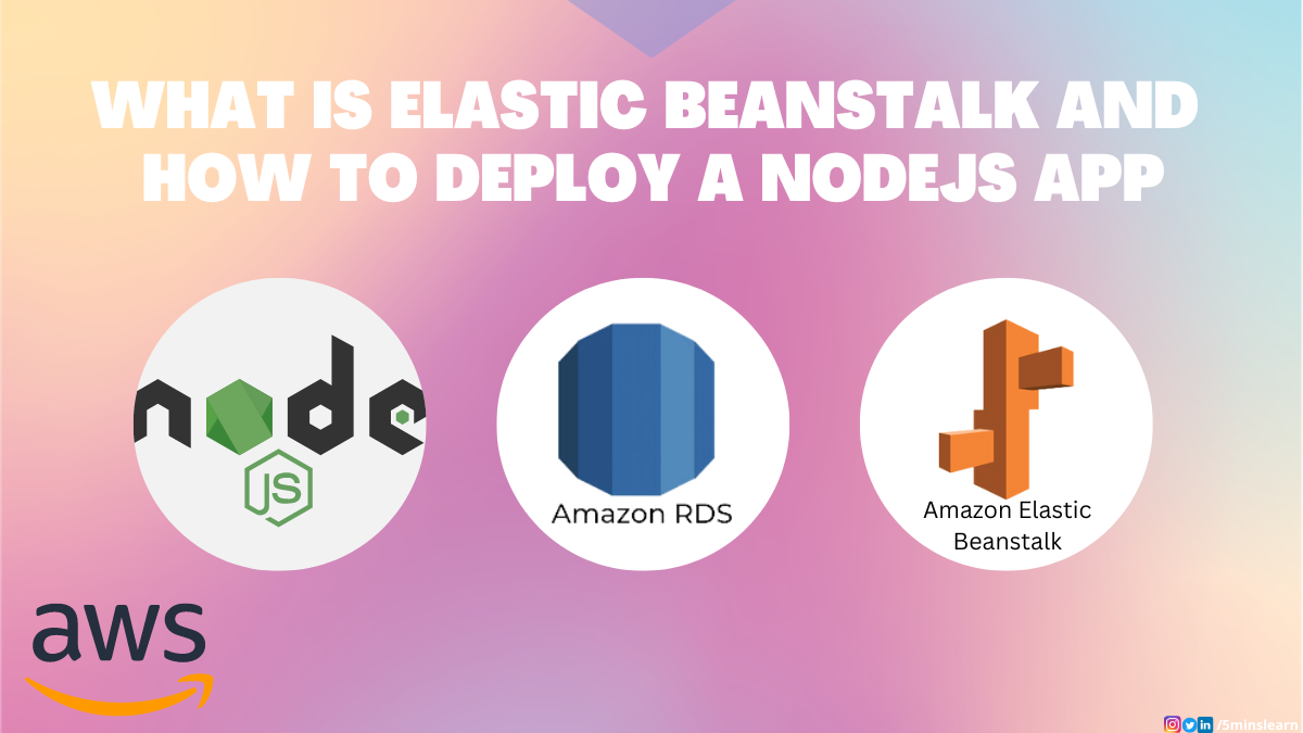 How To Use Elastic Beanstalk To Deploy NodeJS App - GoGoSoon